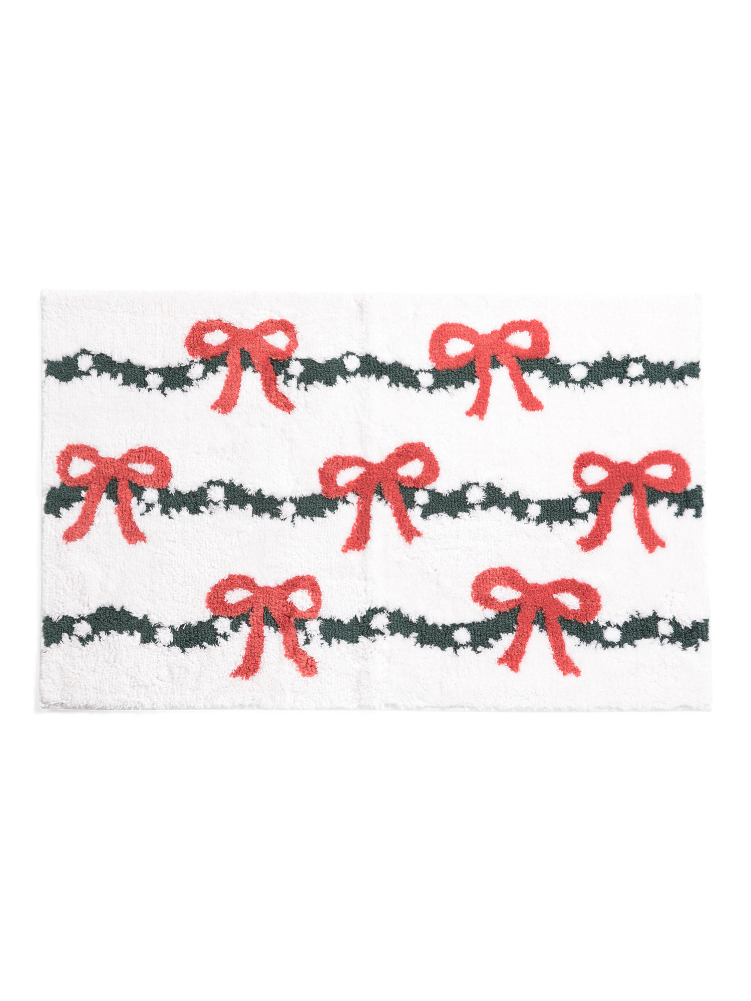 21x34 Bow Garland Bath Rug | TJ Maxx