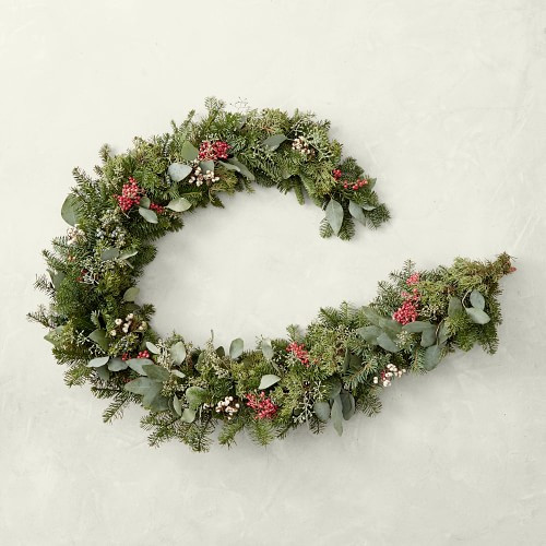 Triple Berry Garland, 12' | Williams-Sonoma