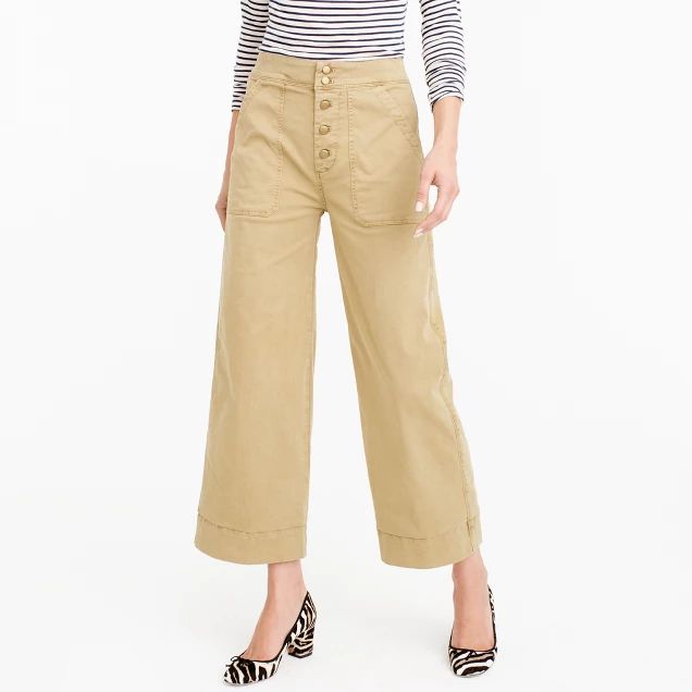 Wide-leg cropped chino pant | J.Crew US