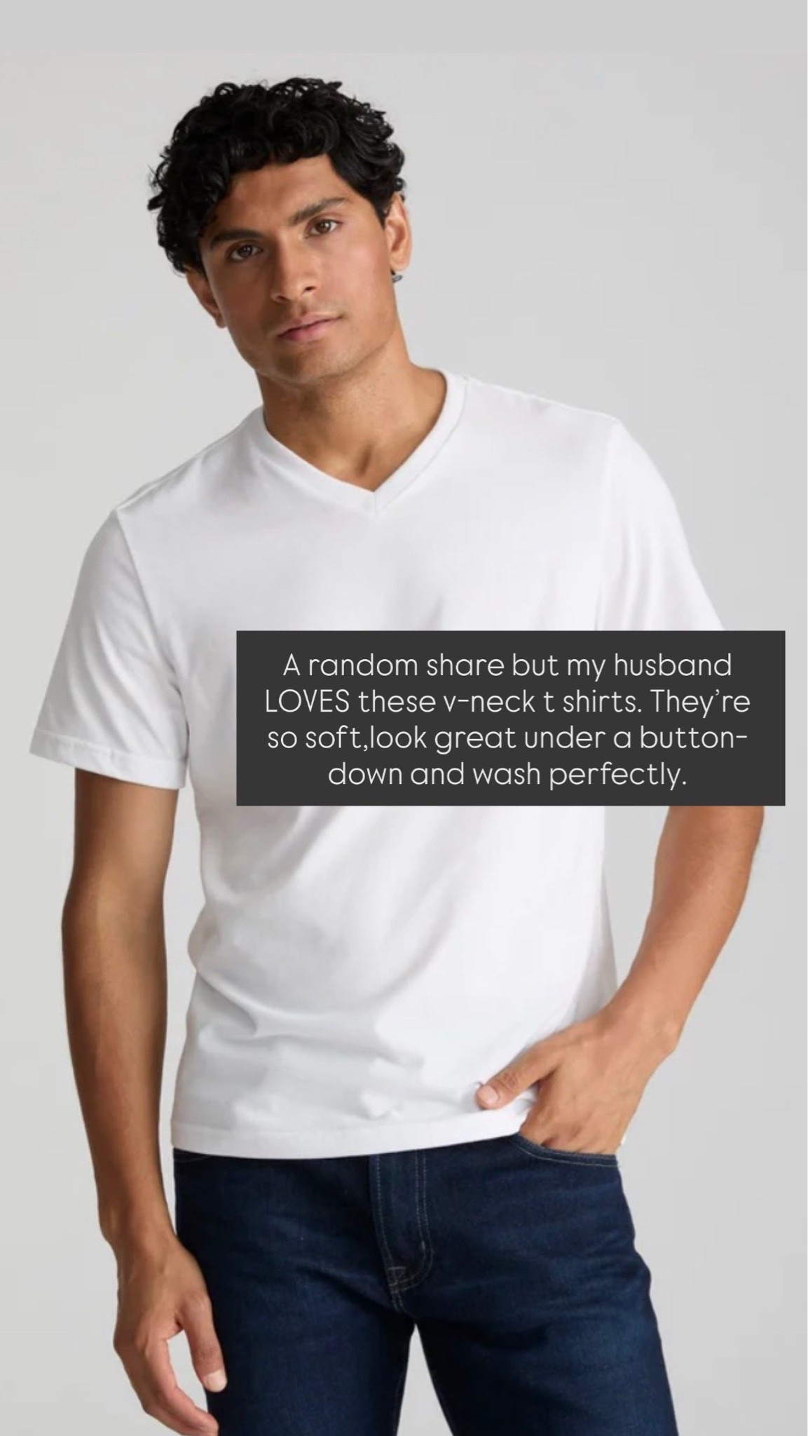 A random share but my husband LOVES these v-neck t shirts. They’re so soft,look great under a button-down and wash perfectly.

#LTKMens #LTKdayinmylife #LTKootd