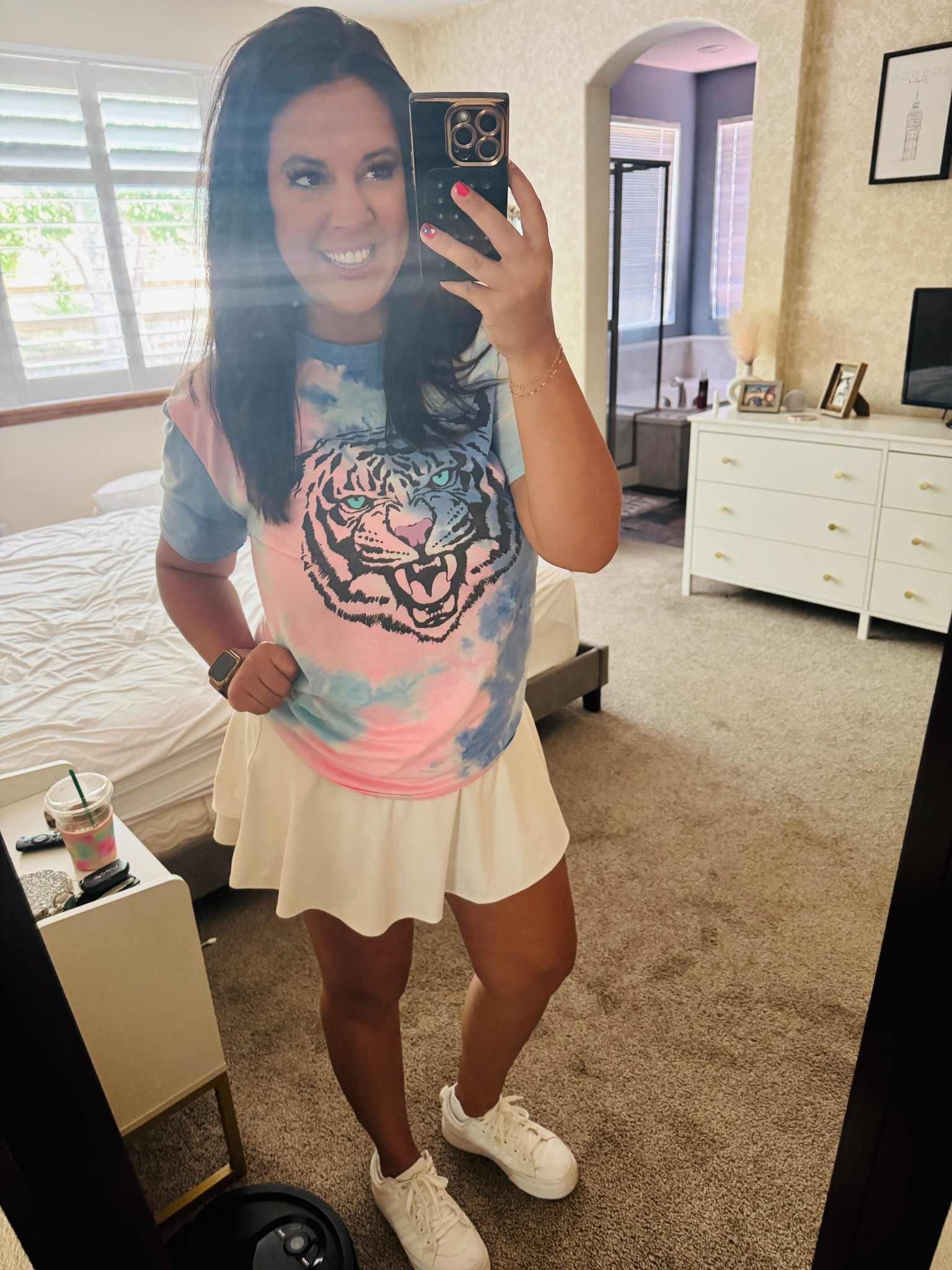 I love wearing this skirt on repeat and this shirt is so fun and soft! 

#LTKootd #LTKMidsize #LTKActive