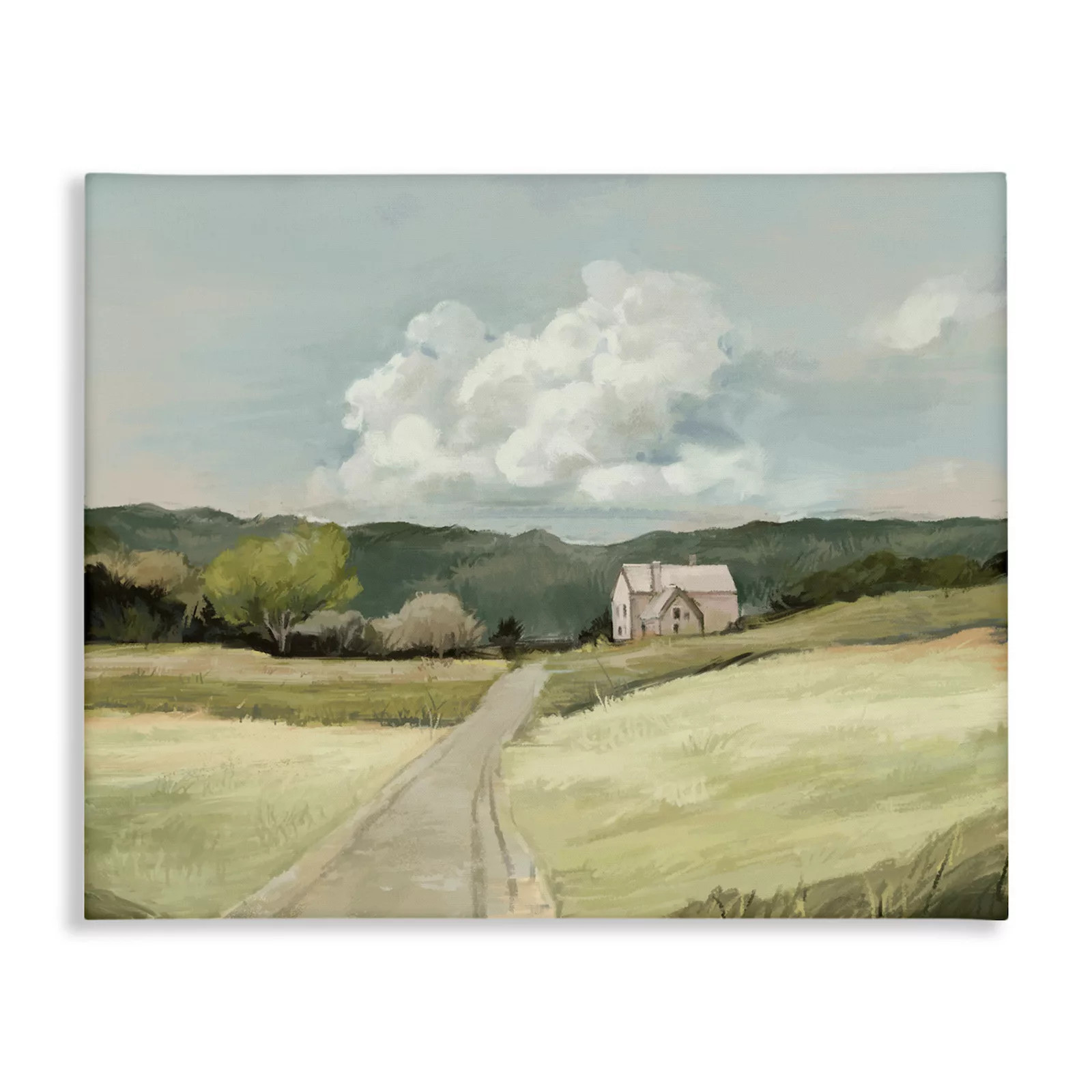Stupell Home Decor Road Leading Home Countryside Canvas Wall Art, Gallery Wrapped | Kohl's