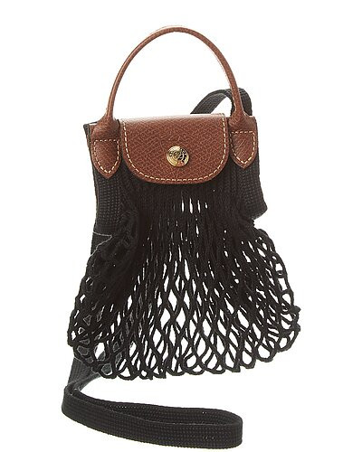 Longchamp Le Pliage Filet Extra Small Mesh Handle Bag with Strap | Gilt & Gilt City