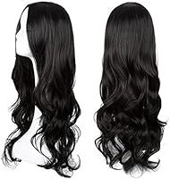 Women's Halloween Wigs Cosplay Long Black Wig (Curly) | Amazon (US)