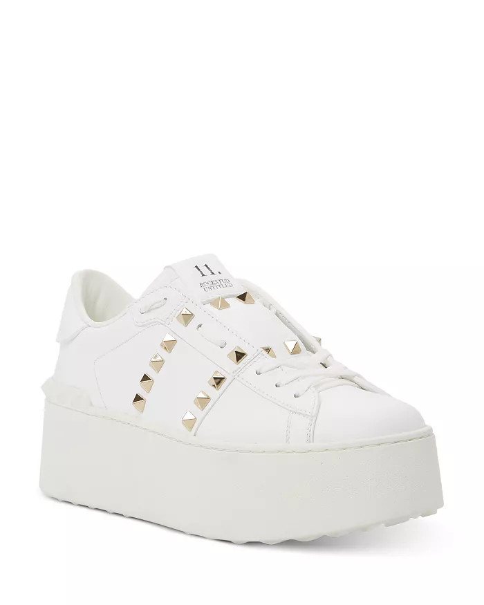 Women's Rockstud Platform Sneakers | Bloomingdale's (US)