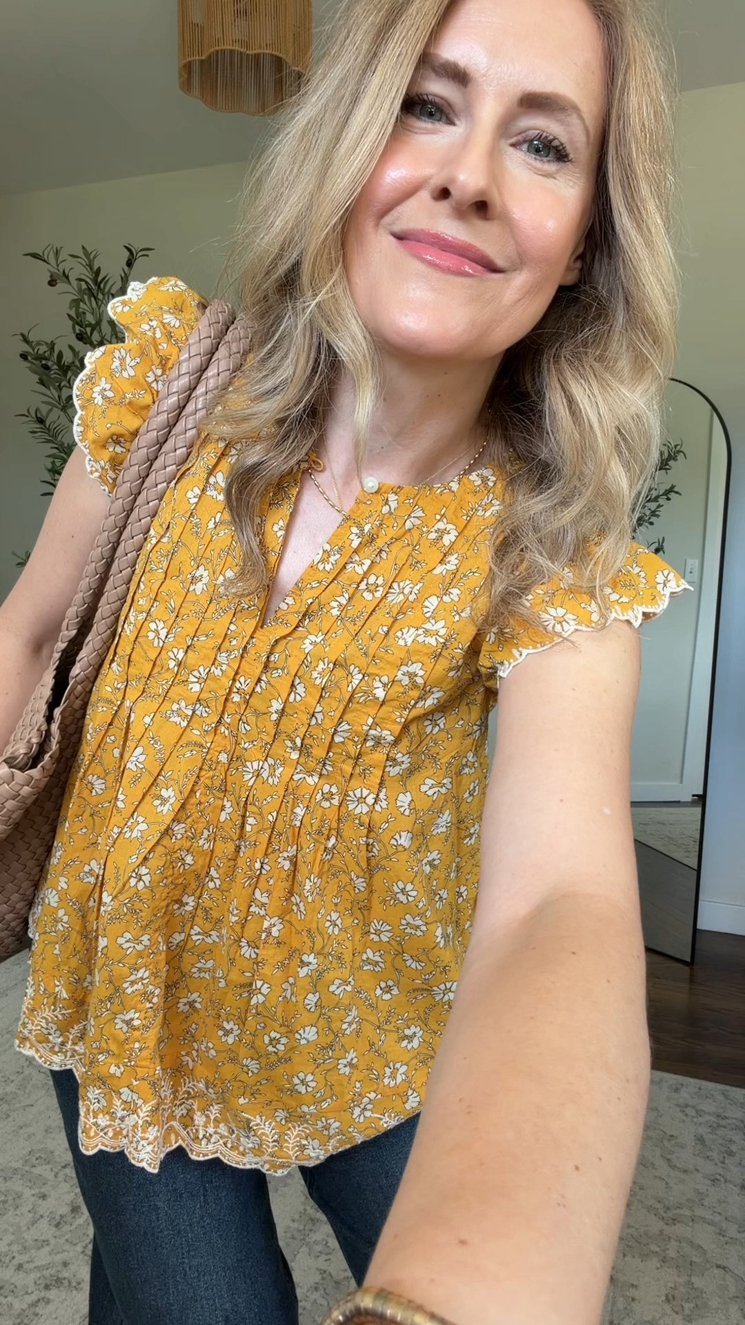 Walmart cotton blouse with embroidery, I’m in a medium. #walmartfashion

#LTKOver40 #LTKmomlife #LTKootd