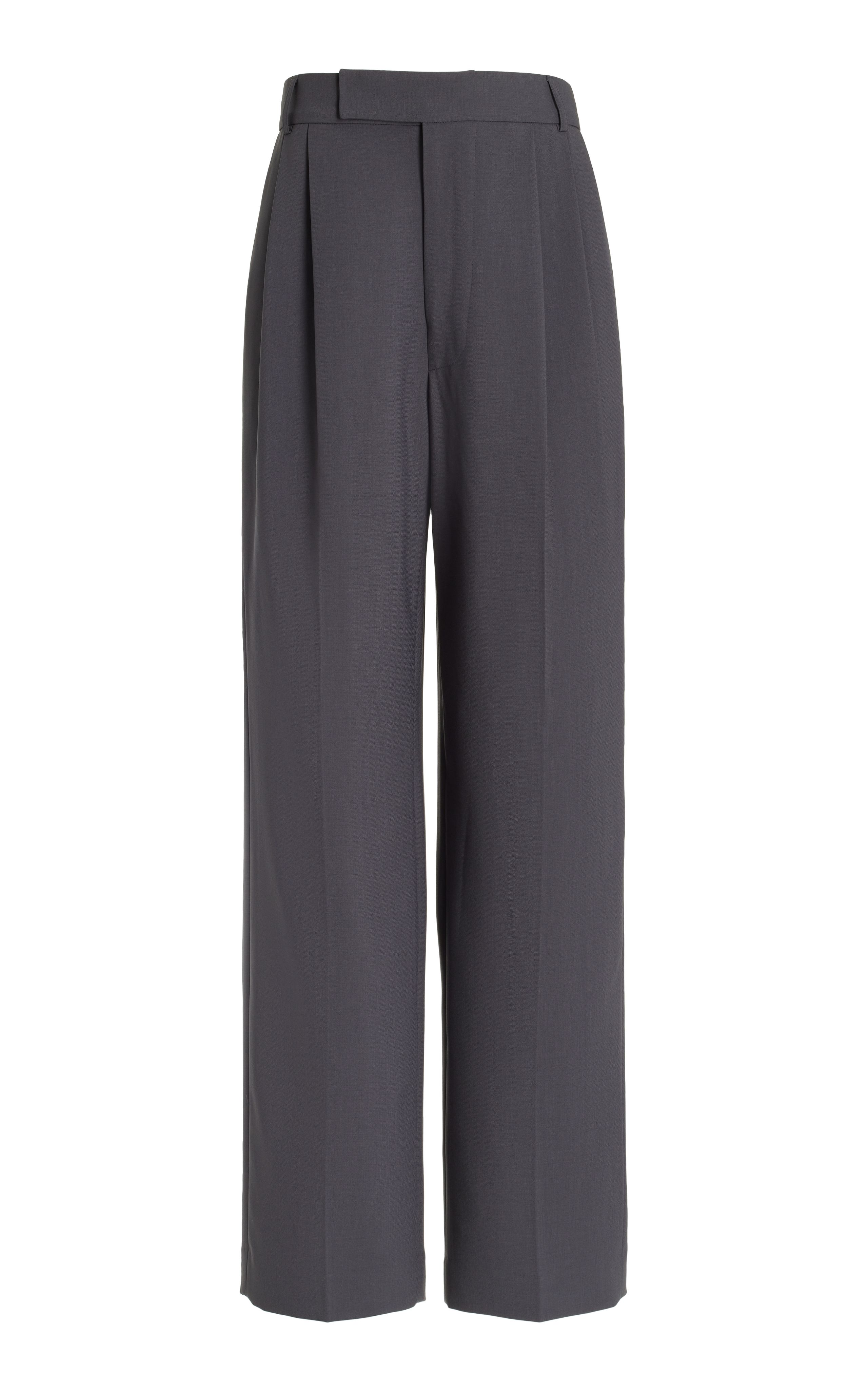 Bea Pleated Straight-Leg Trousers | Moda Operandi (Global)