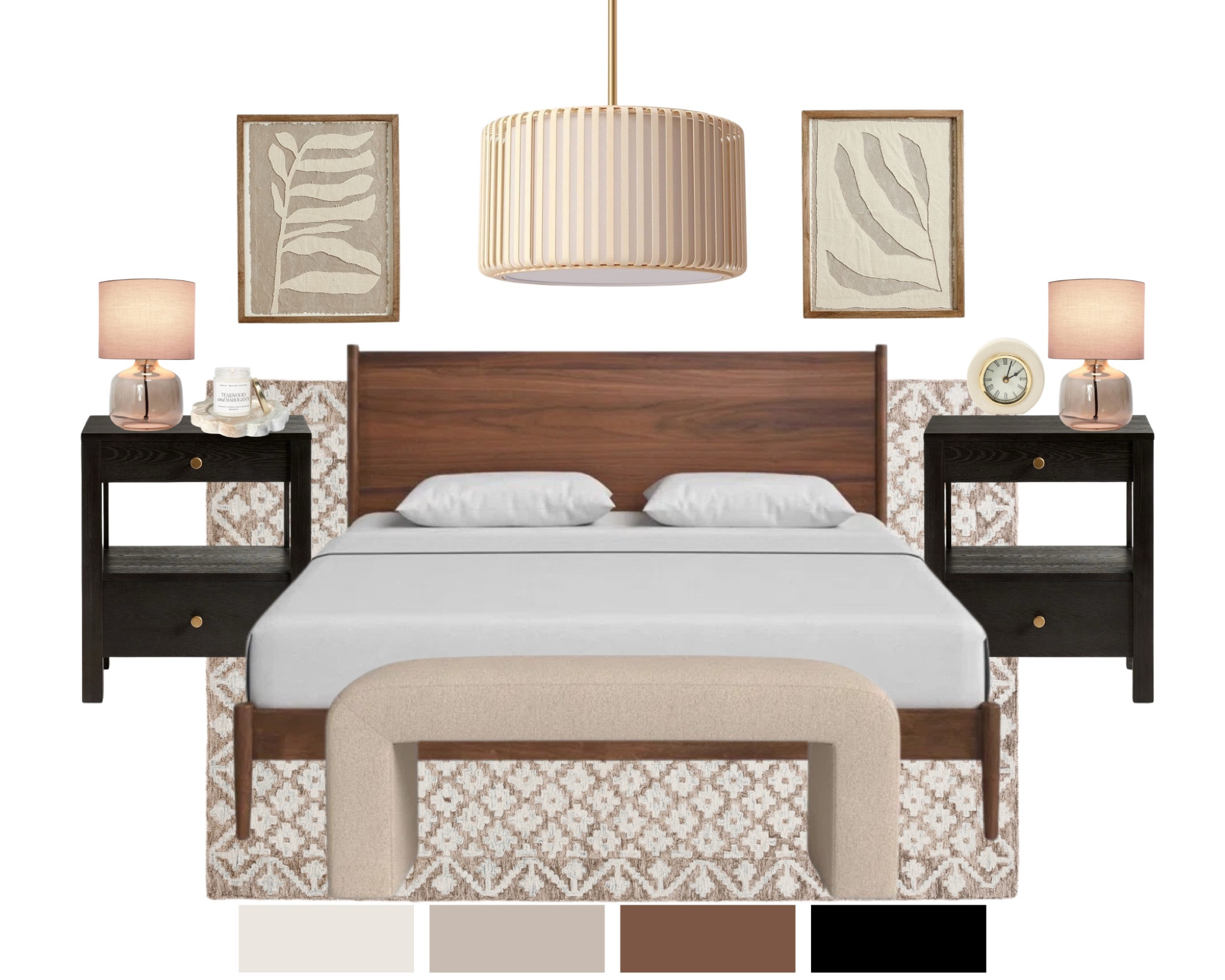 Neutral bedroom- mid century modern inspired

#LTKHome #LTKFamily #LTKOver40