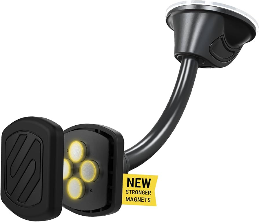 Scosche MXWDL Magnetic Cell Phone Car Mount, Suction Cup Phone Holder for Car Dashboard/Windshiel... | Amazon (US)