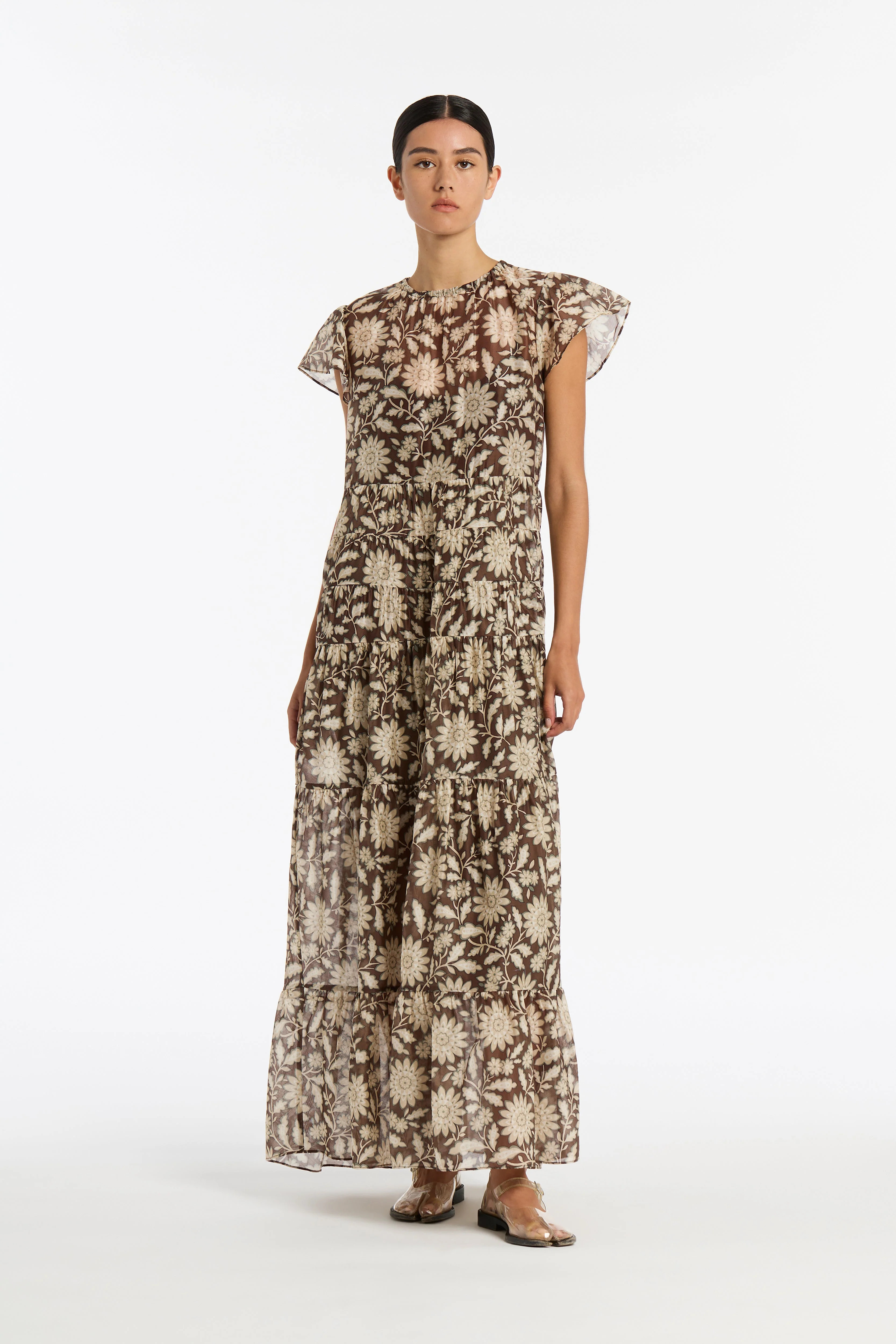 Xanita Cap Sleeve Maxi Dress | Sir The Label (US)