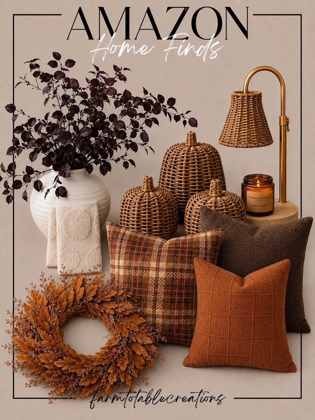 Amazon Home Finds You’ll Use All Fall 🍂🤎

Bring warmth and texture into your home with these cozy Amazon finds! From woven pumpkin décor and rich fall-toned pillows to a beautiful wreath, accent lighting, and seasonal greenery, these pieces make it easy to create a welcoming space you’ll love all season long.

Follow @farmtotablecreations on Instagram for more cozy home finds and trending decor.

#LTKHome #AmazonHome #AmazonFinds #FallDecor #FallHome #HomeDecor #CozyHome #NeutralDecor #AutumnDecor #PumpkinDecor #SeasonalStyling #HomeInspo #LTKFinds #FallFavorites

#LTKSaleAlert #LTKHome #LTKSeasonal