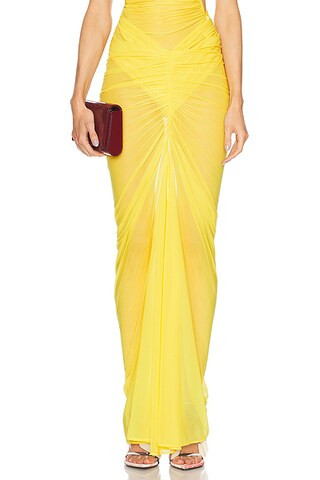 Ruched Pocket Long Skirt | FWRD 