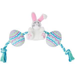Frisco Easter Bunny & Egg Plush with Rope Dog Toy, Medium/Large | Chewy.com