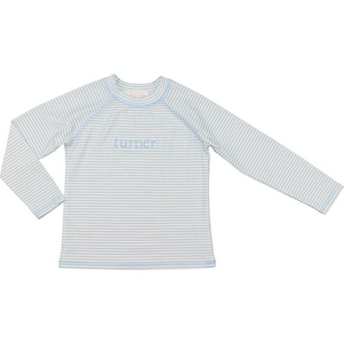 Blue Stripe Rashguard | Cecil and Lou