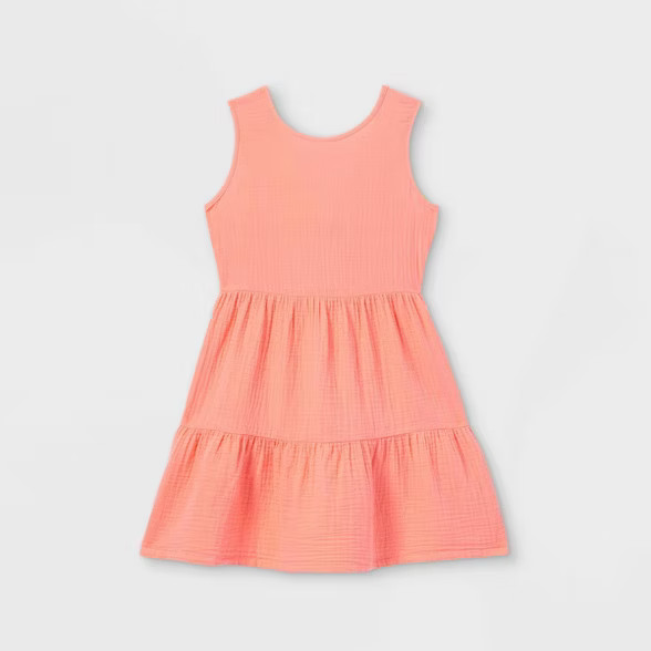 Girls' Gauze Sleeveless Dress - Cat & Jack™ | Target