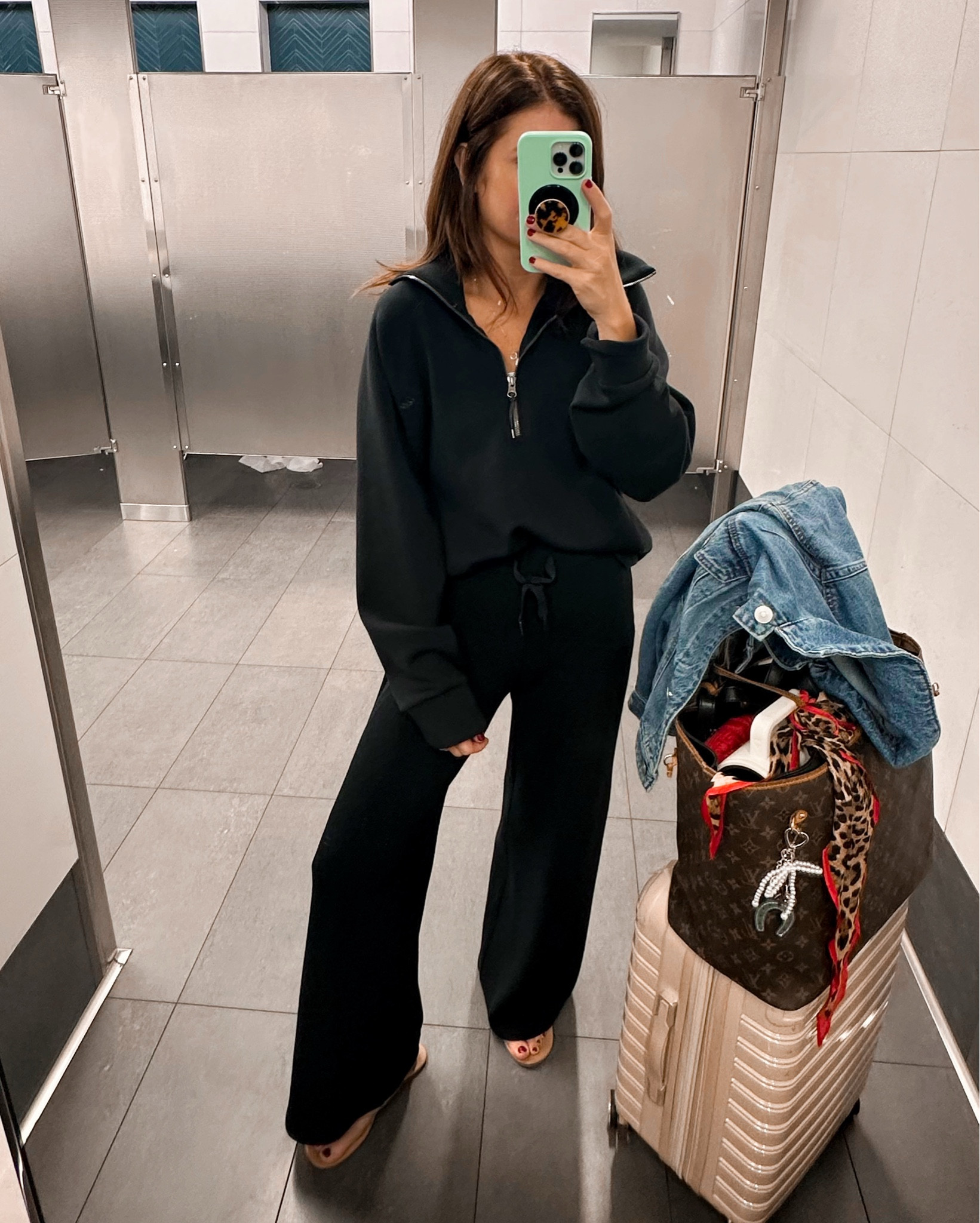 #ltkcon travel day outfit! This spanx set is definitely one of my favorites and I’ve had it for years! 

#LTKCon #LTKOver40 #LTKFindsUnder50