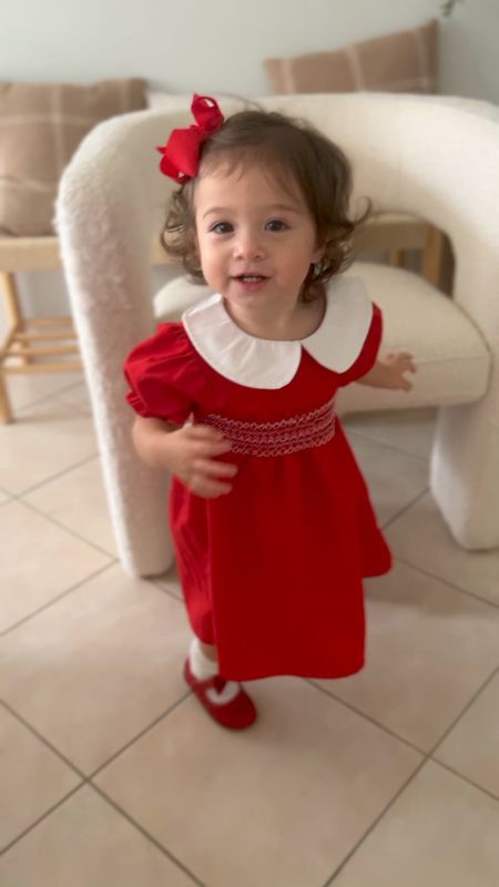 Red dress, Christmas dress, baby girl 

#LTKHoliday #LTKfamily #LTKbaby