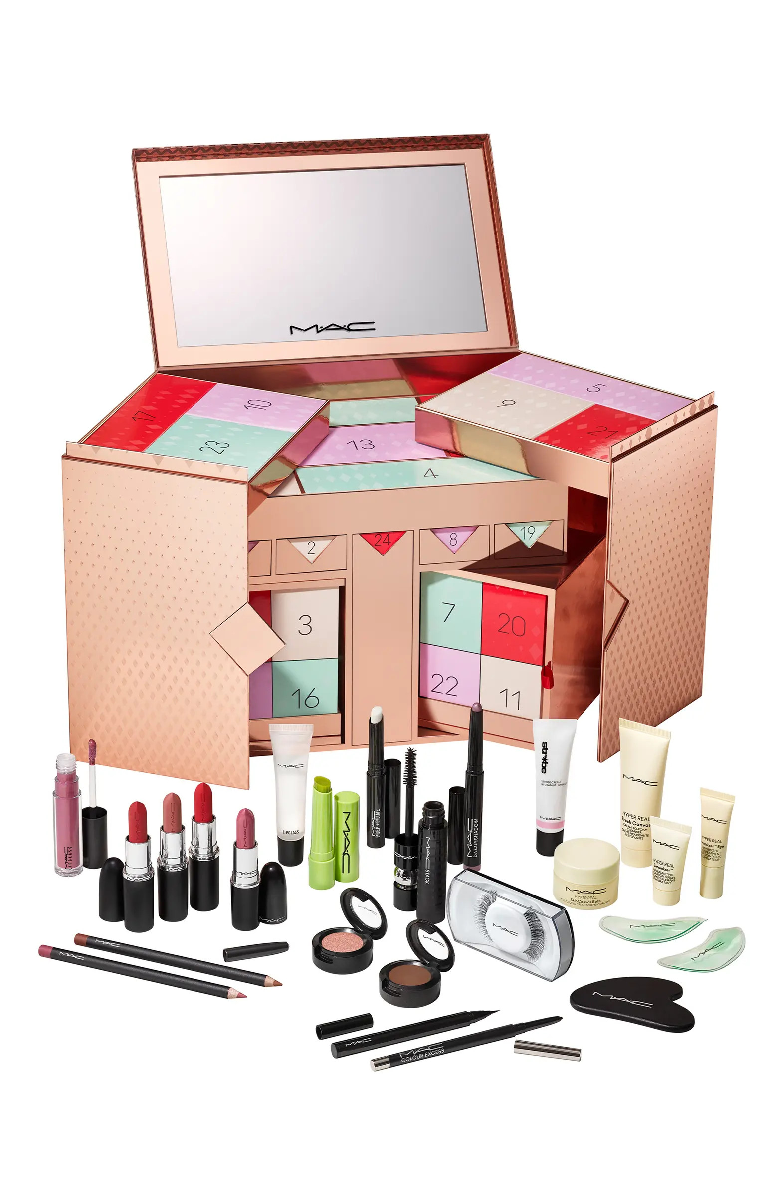 24 Mini Must-Haves Makeup & Skincare Advent Calendar Set $498 Value | Nordstrom