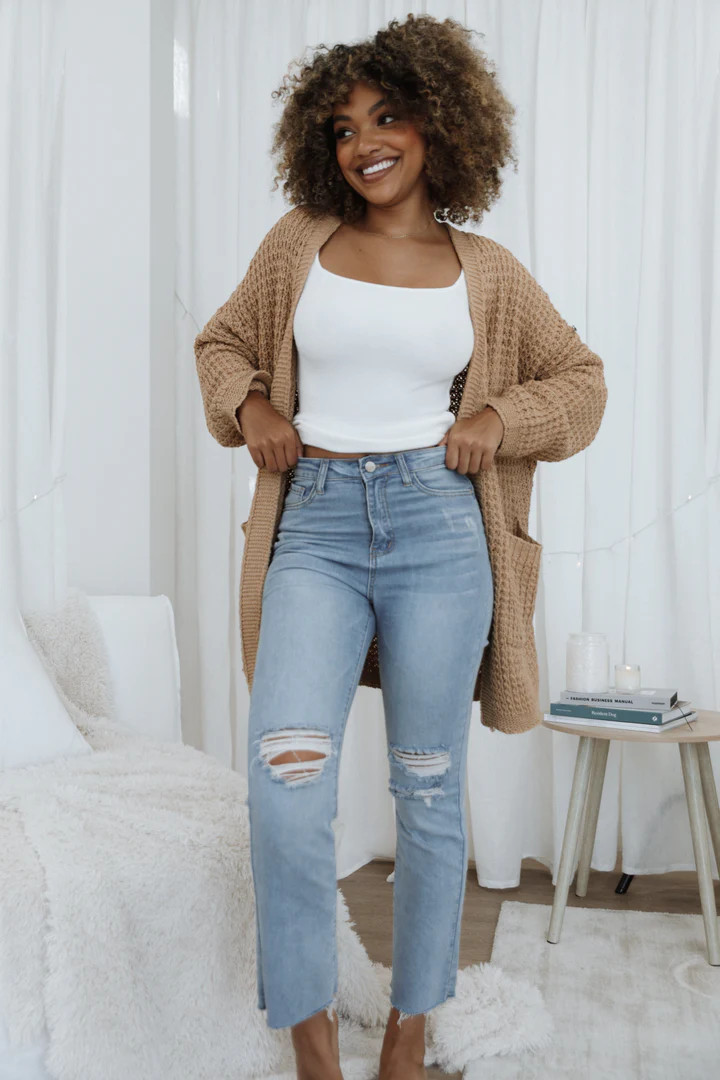 Luna Jeans - Mid Blue Wash | Petal & Pup (US)