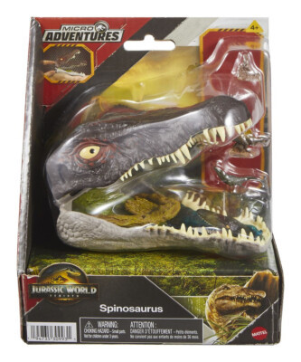 Jurassic World Rebirth Micro Adventure Playset Spinosaurus Head Includes x3 Figs | eBay | eBay US