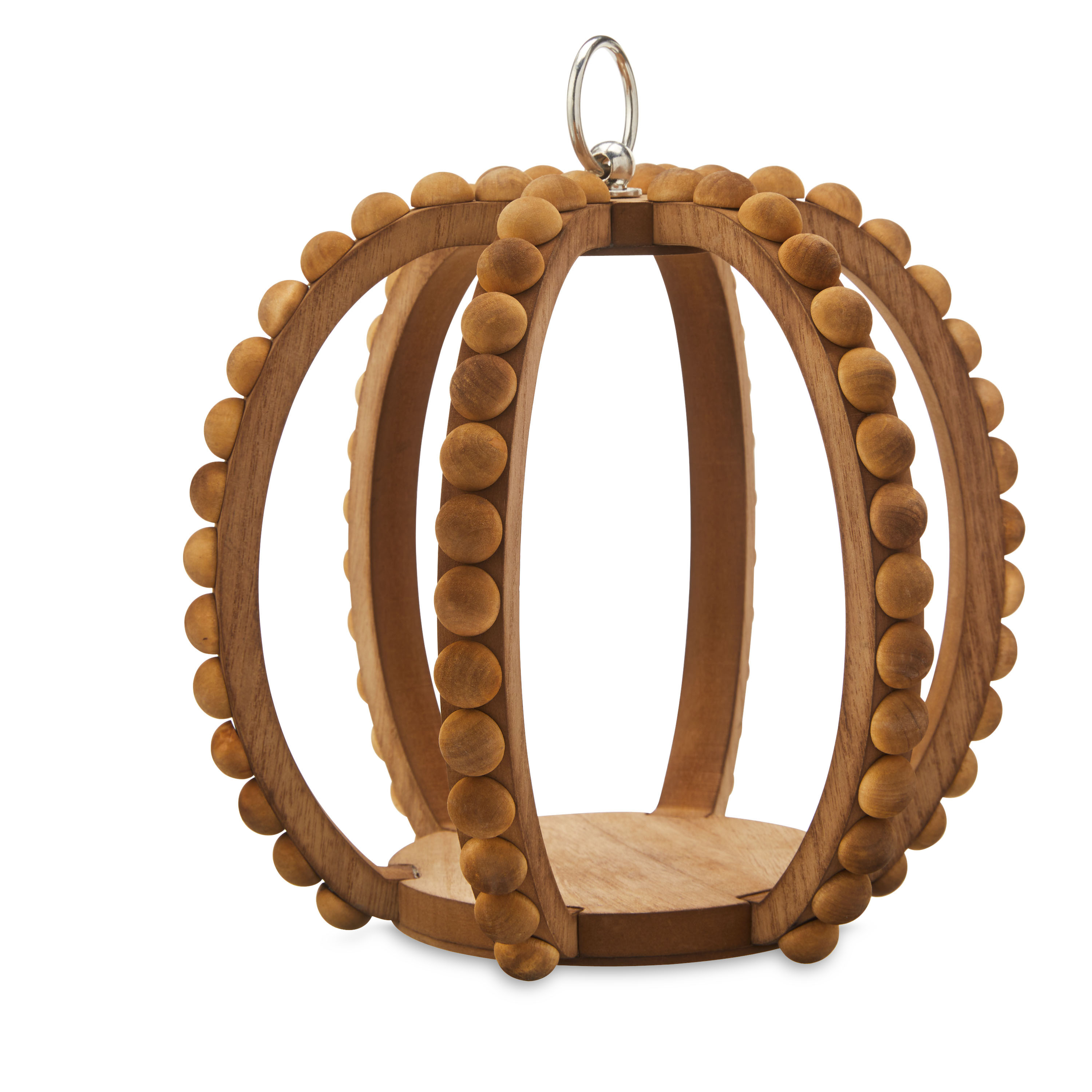 Way To Celebrate Harvest Beaded Short Pumpkin 9.5” - Walmart.com | Walmart (US)