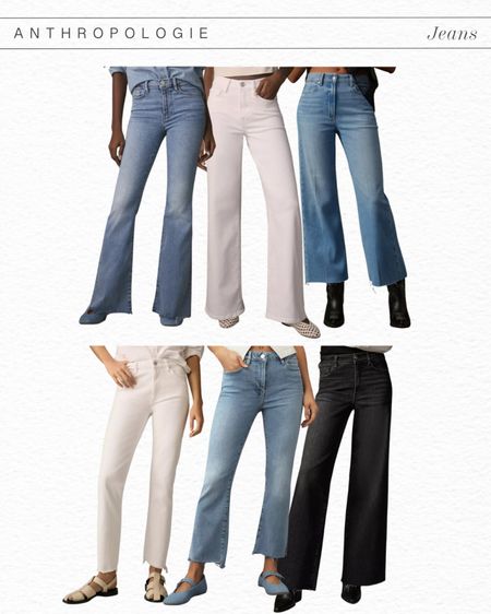 Anthropologie has the best denim selection!! Use my exclusive code SUSIE20 for 20% off orders of 100+! They carry so many petite styles which is absolutely amazing and you can sort by petites on their site! Now’s a great time to snag a new pair for 20% off - try a wider leg or full length to look on trend this summer! 
@anthropologie #anthropartner

#LTKOver40 #LTKSaleAlert #LTKStyleTip