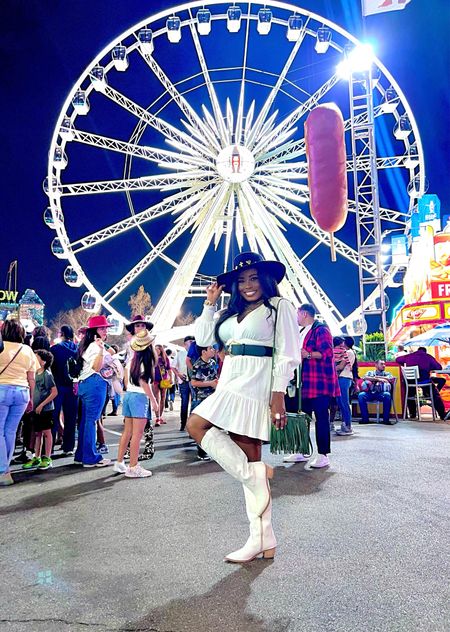 Everything’s bigger in Texas! Loved this Rodeo look…especially these white boots🤍

#LTKstyletip #LTKshoecrush #LTKunder100