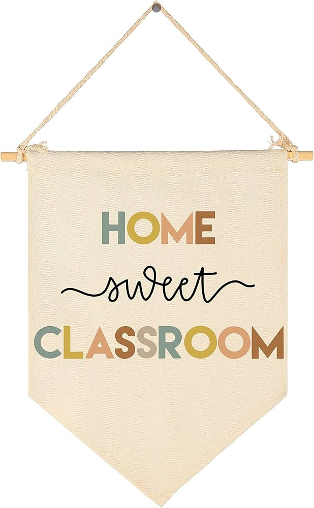 Home Sweet Classroom-Classroom Decor-Inclusive Classroom Decor-Welcome Gift-Teacher Gift-Canvas H... | Amazon (US)