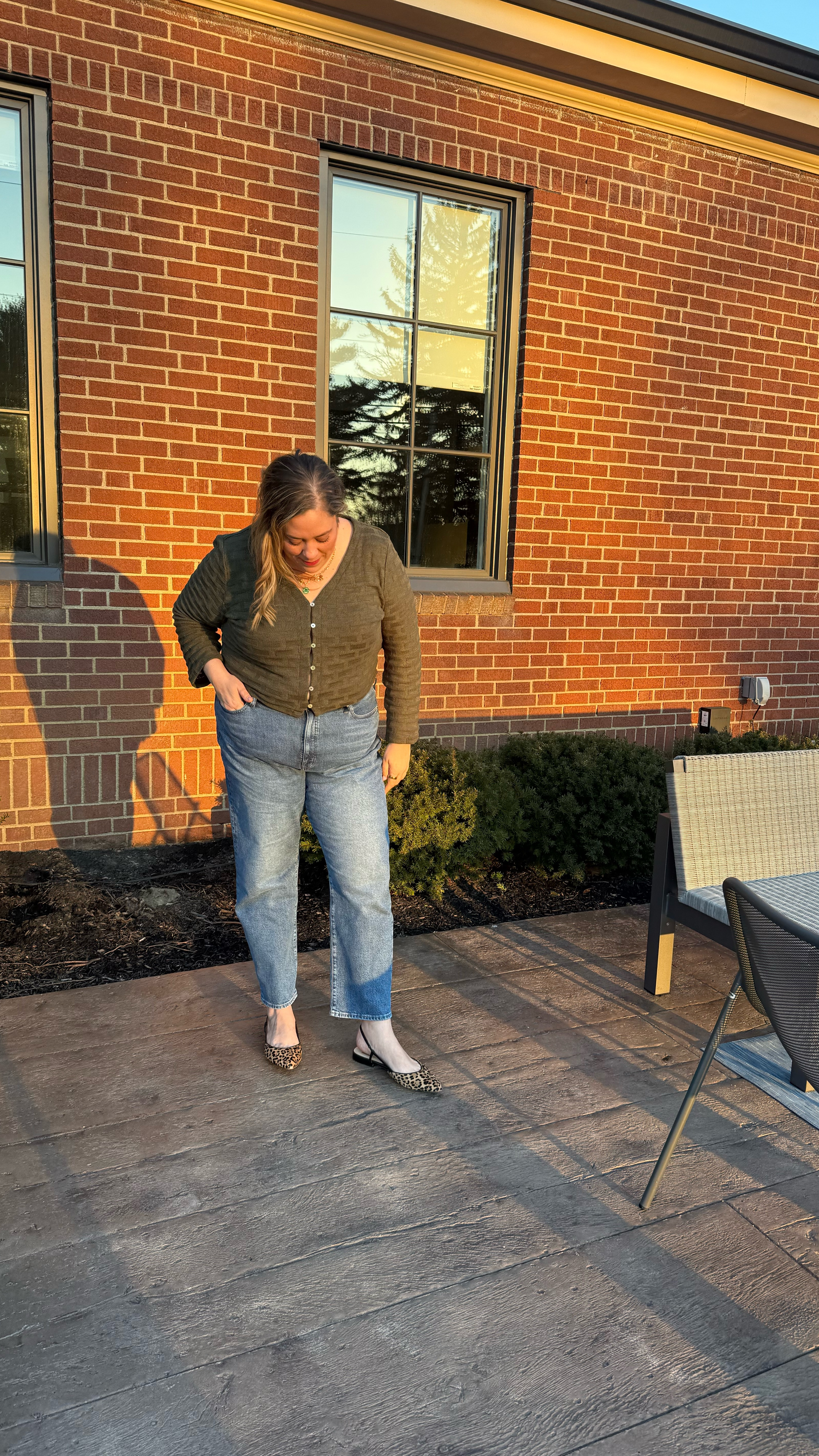 These J Crew jeans are great! I love a straight leg as an apple shape, but it can be hard to find them where they are stretchy enough to fit my stomach without being too baggy in legs. These have  tiny bit of stretch that make them perfect for anyone! I took my true size. They are very high rise. I'm 5'10, but am longer in torso than inseam. Shirt is Madewell and technically a size too small (it's XXL and I'm usually a 1X). Shoes are dolce vita and true to size  

#LTKWatchNow #LTKPlusSize #LTKMidsize