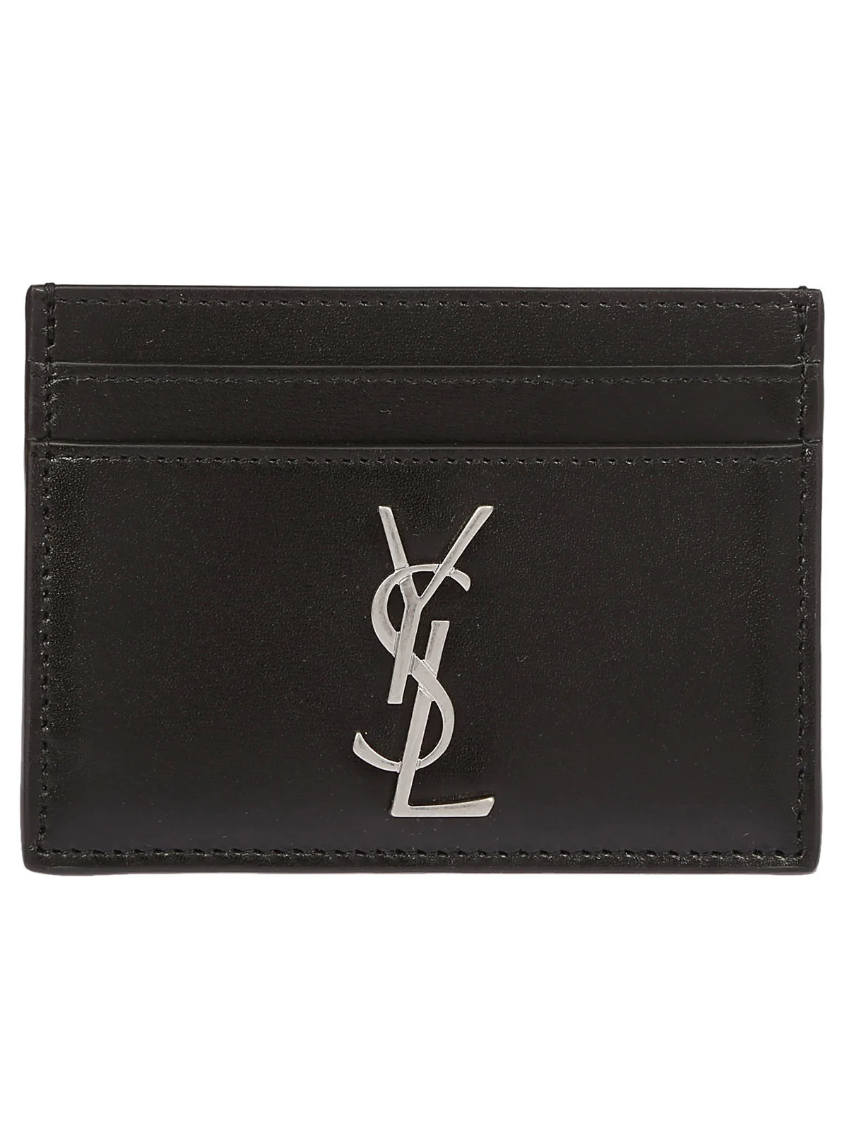 Saint Laurent Logo Monogram Cardholder | Cettire Global