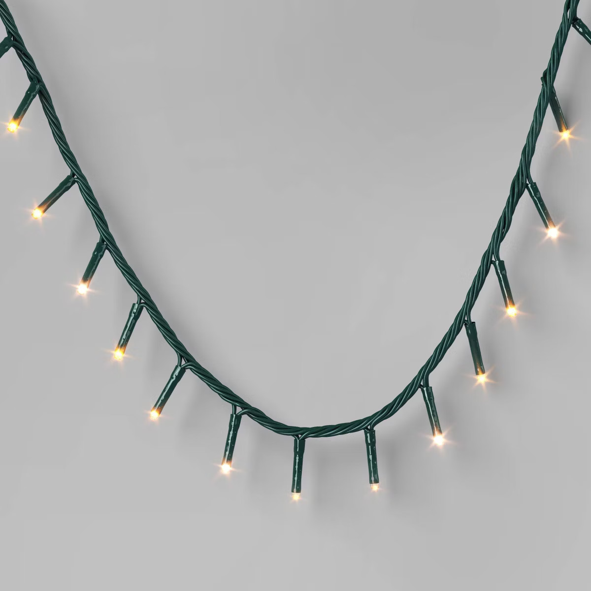 9.5' 3mm 100ct LED Micro Christmas String Lights Pure White/Warm White/Gold with Green Wire - Won... | Target