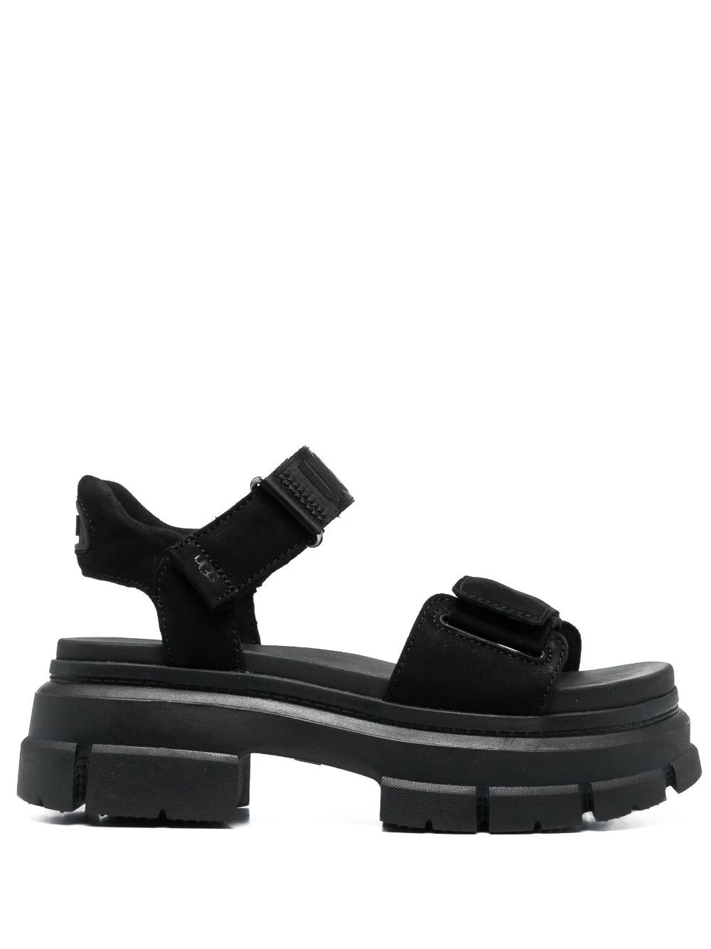 UGG touch-strap Leather Sandals - Farfetch | Farfetch Global