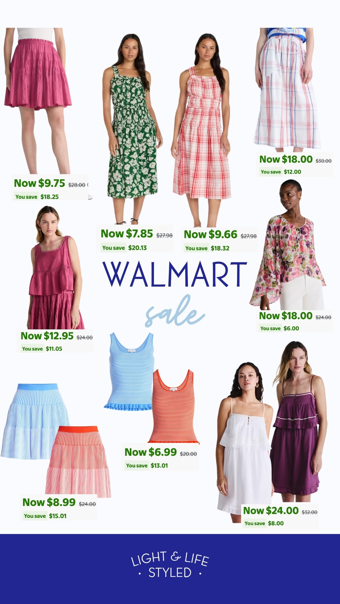 These Walmart markdowns are too good! So many colorful dresses, skirts, and tops perfect for wearing now and into fall! 😍 

 #LTKootd #LTKSeasonal #LTKSaleAlert