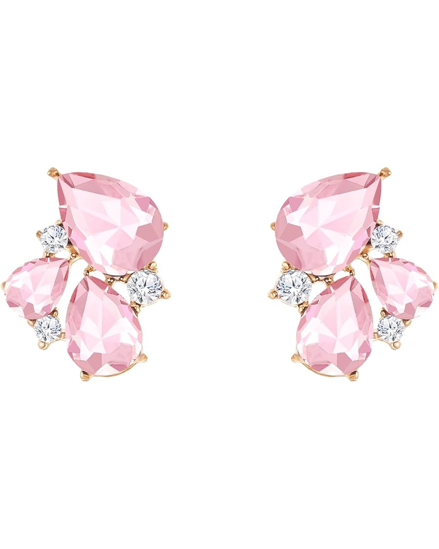 Rhinestone Stud Earrings Small Fancy Crystal Cluster Earrings for Women Brides Dainty Marquise St... | Amazon (US)