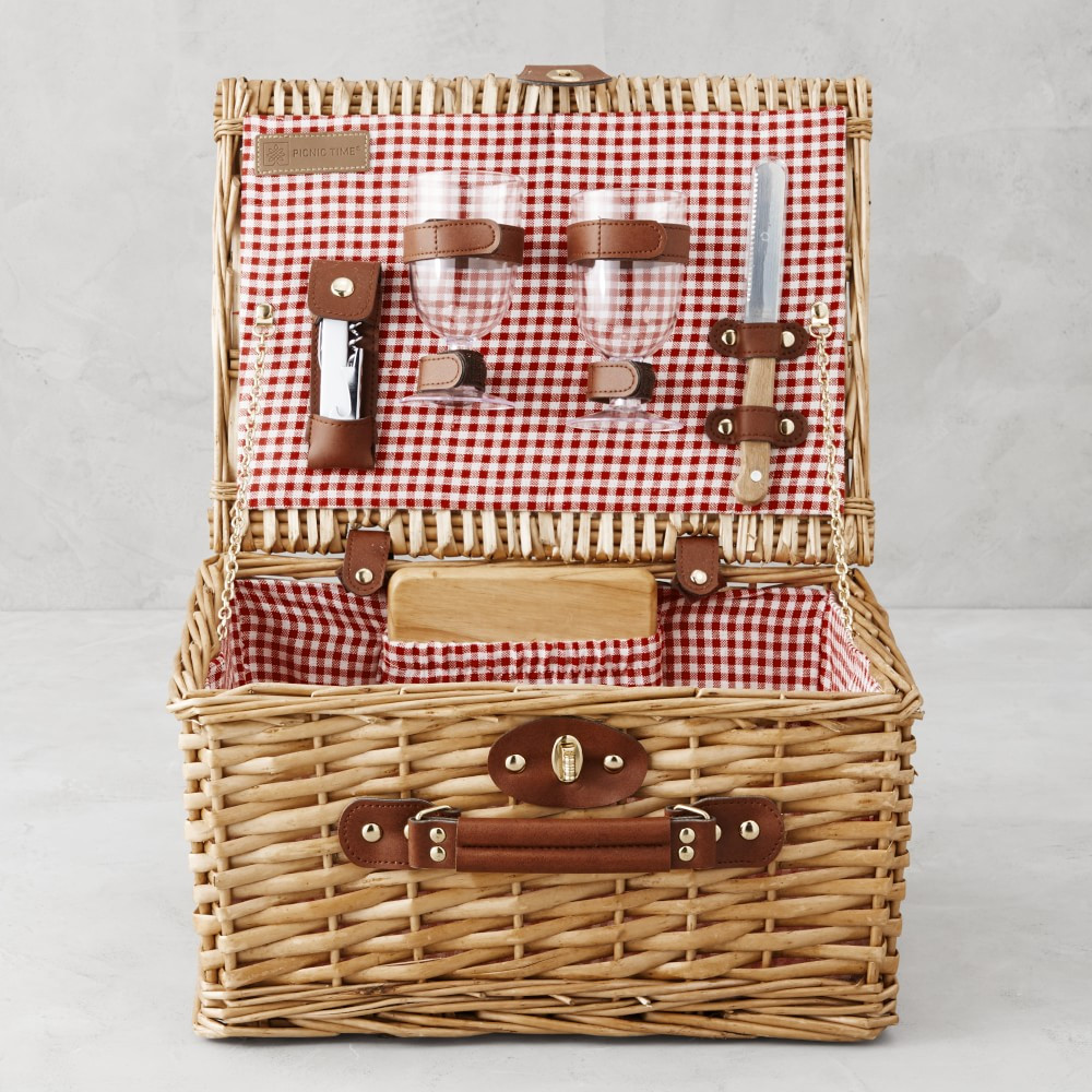 Classic Wine &amp; Cheese Picnic Basket | Williams-Sonoma