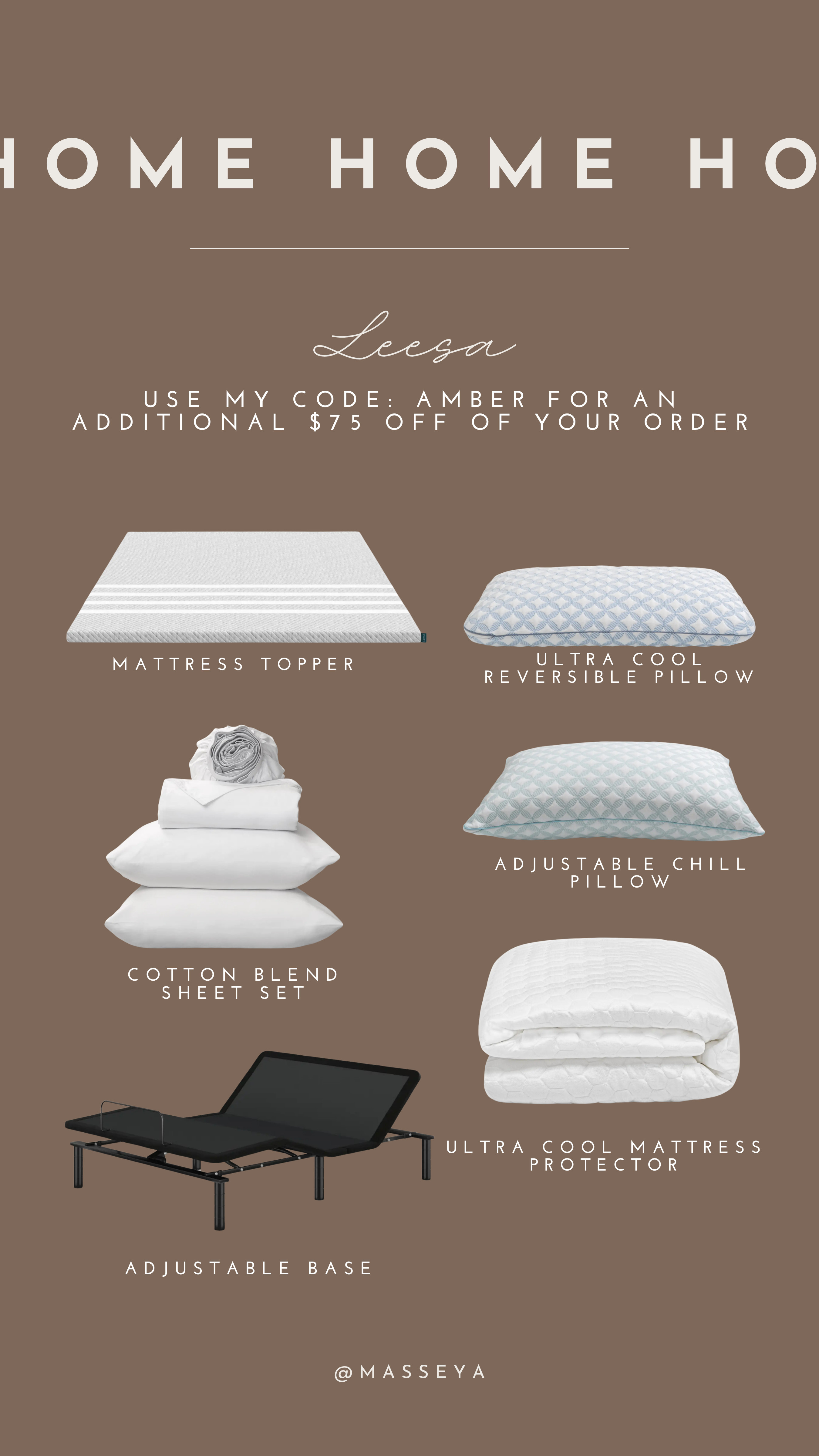 our favorite mattresses. use my code AMBER for an additional $75 off of your order. 

 #LTKSeasonal #LTKHome