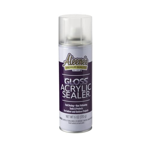 Aleene's 26412 Spray Gloss Finish, 6 Oz Acrylic Sealer, Original Version, Clear - Gloss | Amazon (US)