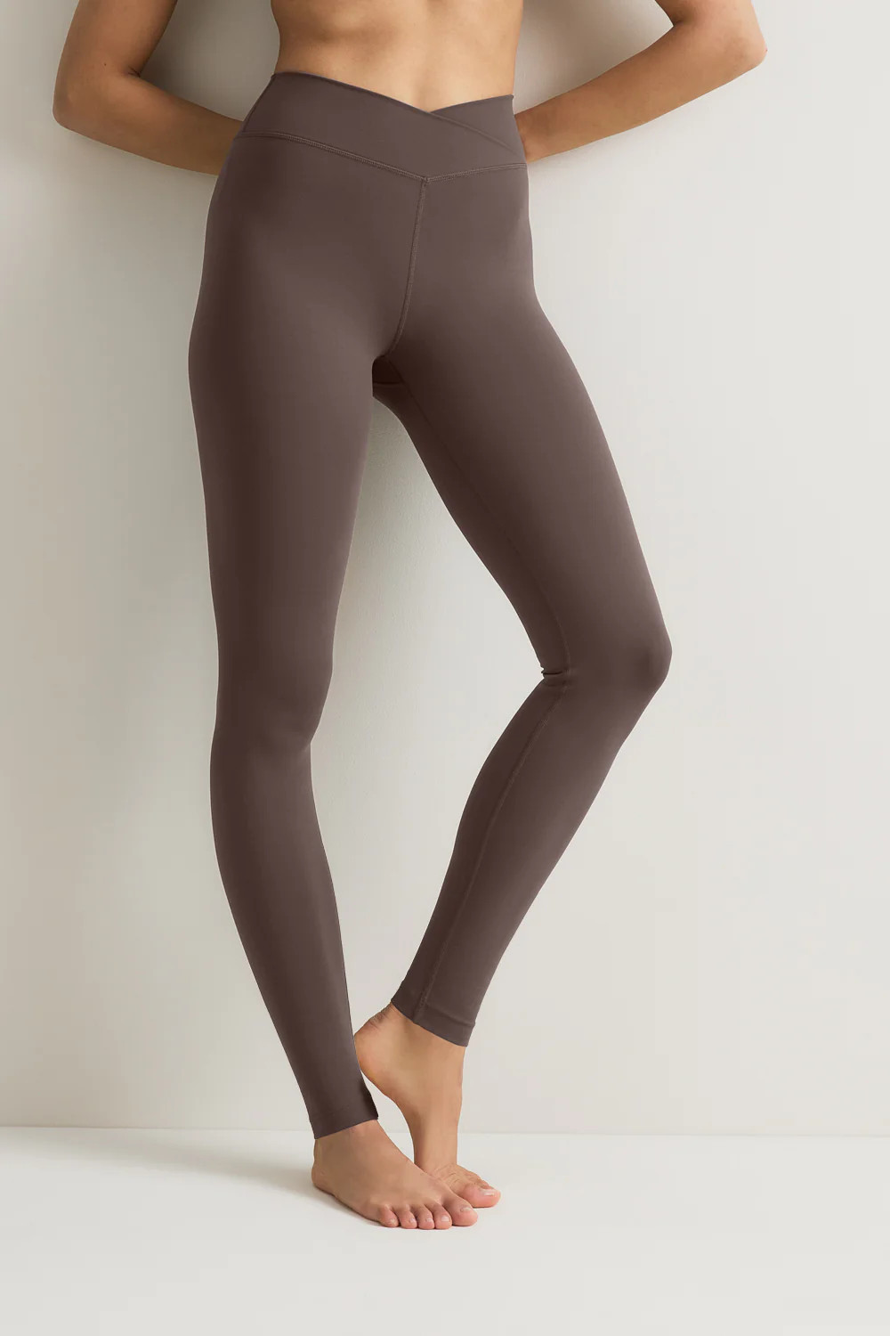 DayFlex Soft Wrap Legging - Mocha Brown | TALA (UK)