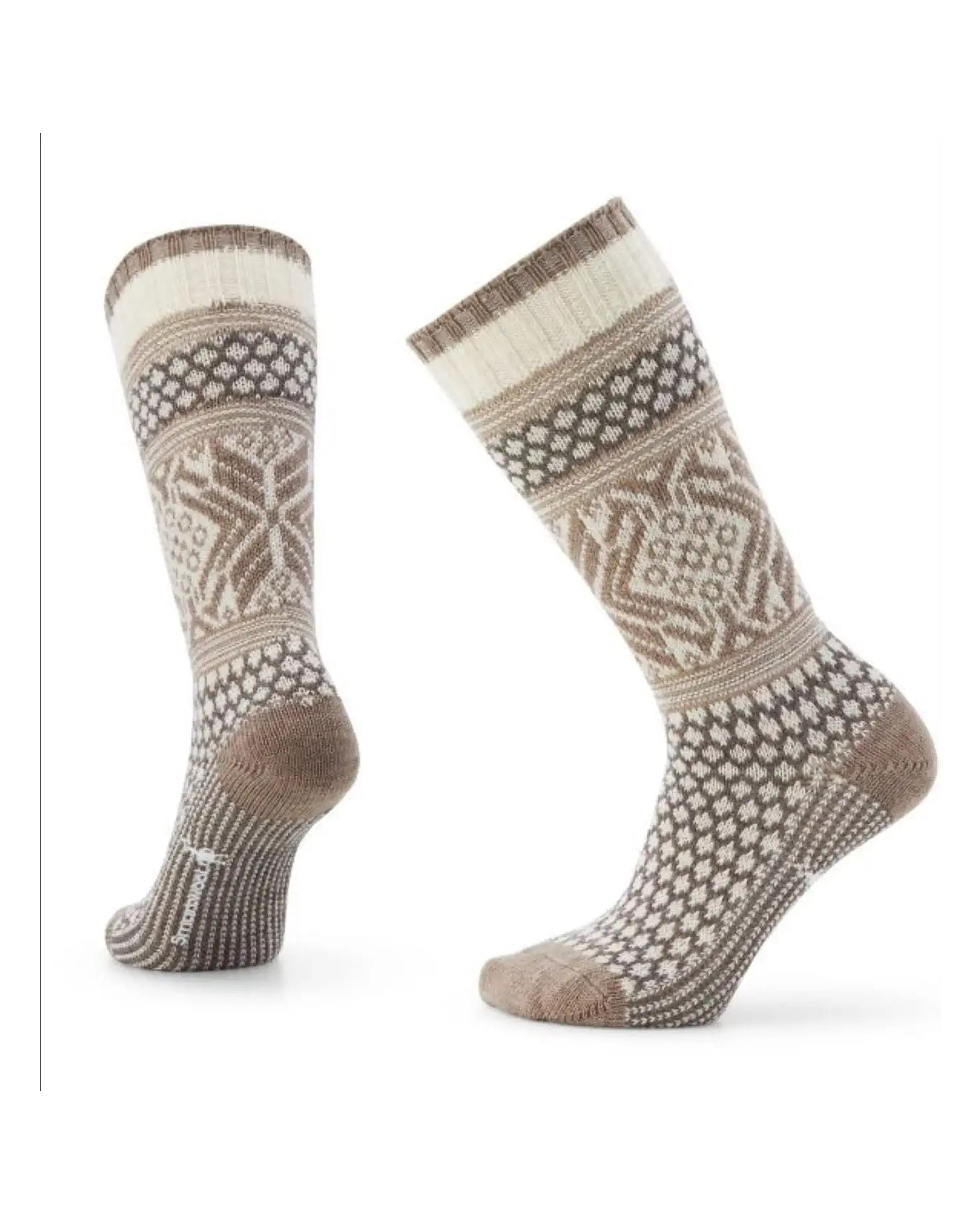 Smartwool Everyday Popcorn Snowflake Pattern Crew Socks | Zappos