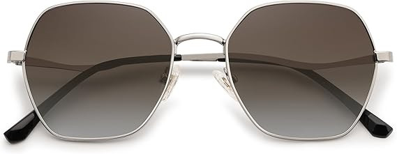 SOJOS Retro Hexagon Square Polarized Sunglasses for Women Men Vintage Hexagonal Polygon Shades SJ... | Amazon (US)