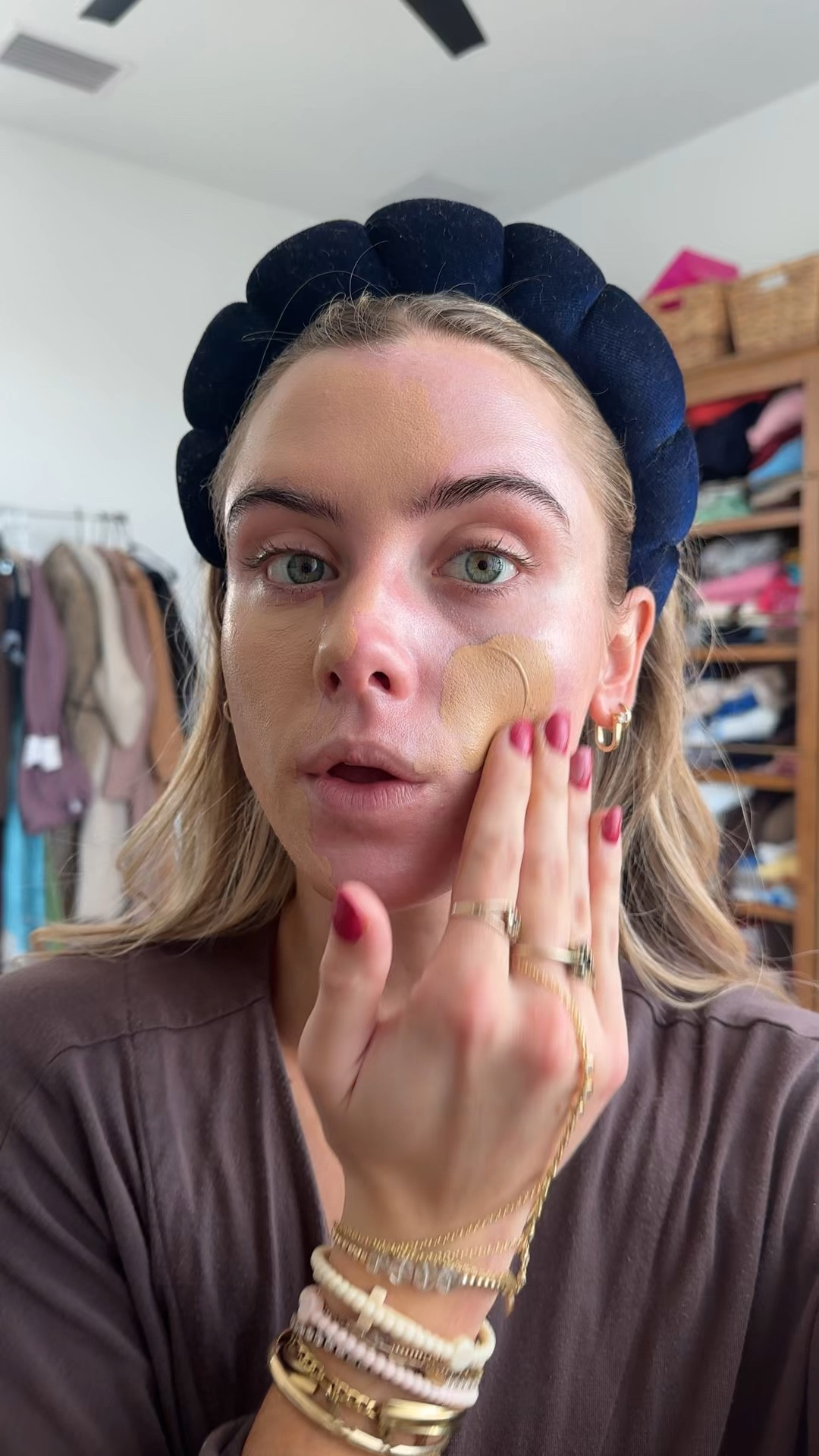 Shade 200. An award-winning, medium buildable coverage, high-performance, clean foundation infused with our proprietary fermented arnica that helps reduce redness, helps even skin tone and protects from environmental stress. Suitable for all skin types including sensitive and acne-prone.

HausTech Powered™ with 20+ skincare ingredients including our patent-pending Fermented Arnica

#LTKgrwm #LTKBeauty #LTKFindsUnder50