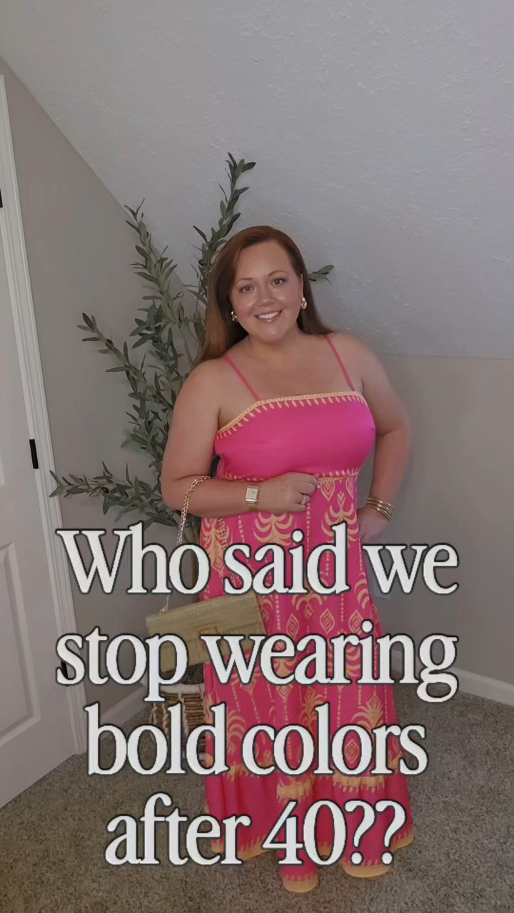 I've heard that women over 40 should dress “muted”?Who made that rule??Give me the bright colors, the bold prints, and the confidence to match 💃🏽#midsizefashion #fashionover40 #vacationdresses #resortwear

#LTKgrwm #LTKMidsize #LTKOver40