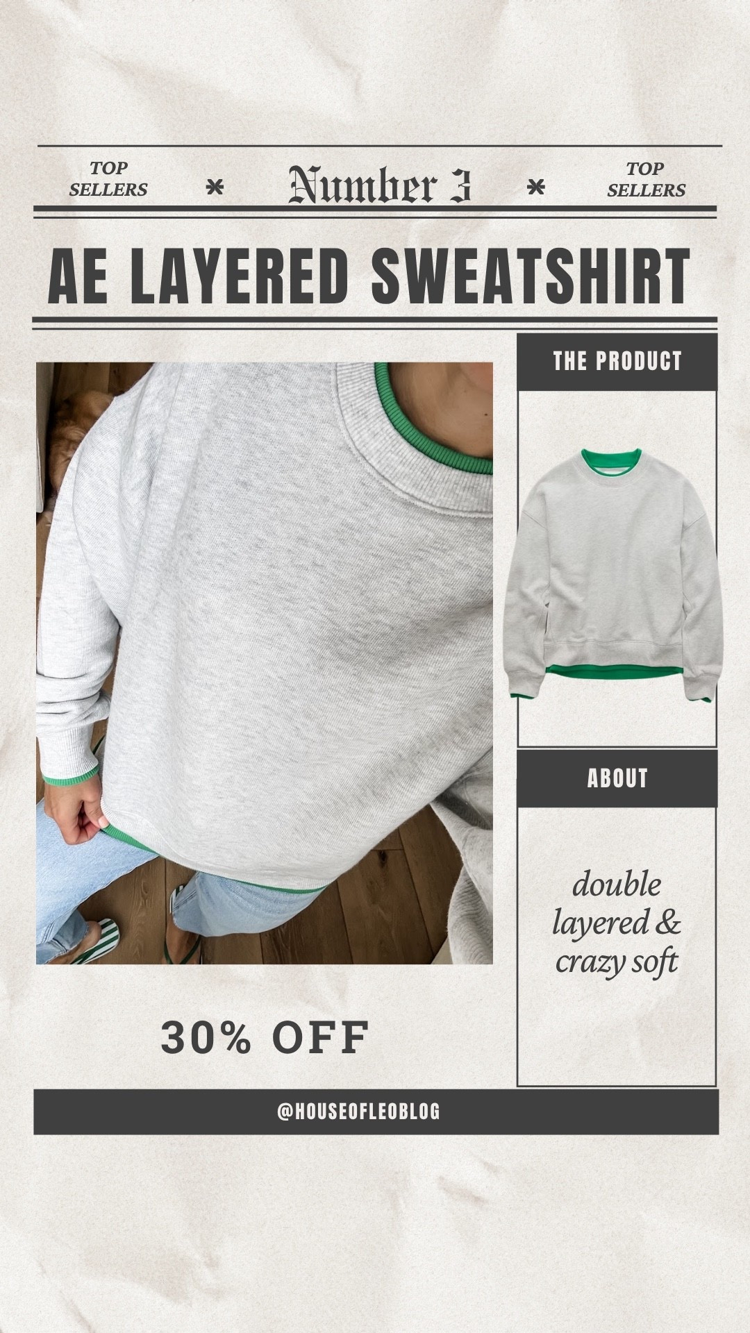 Small double layered sweatshirt

#LTKOver40 #LTKSaleAlert