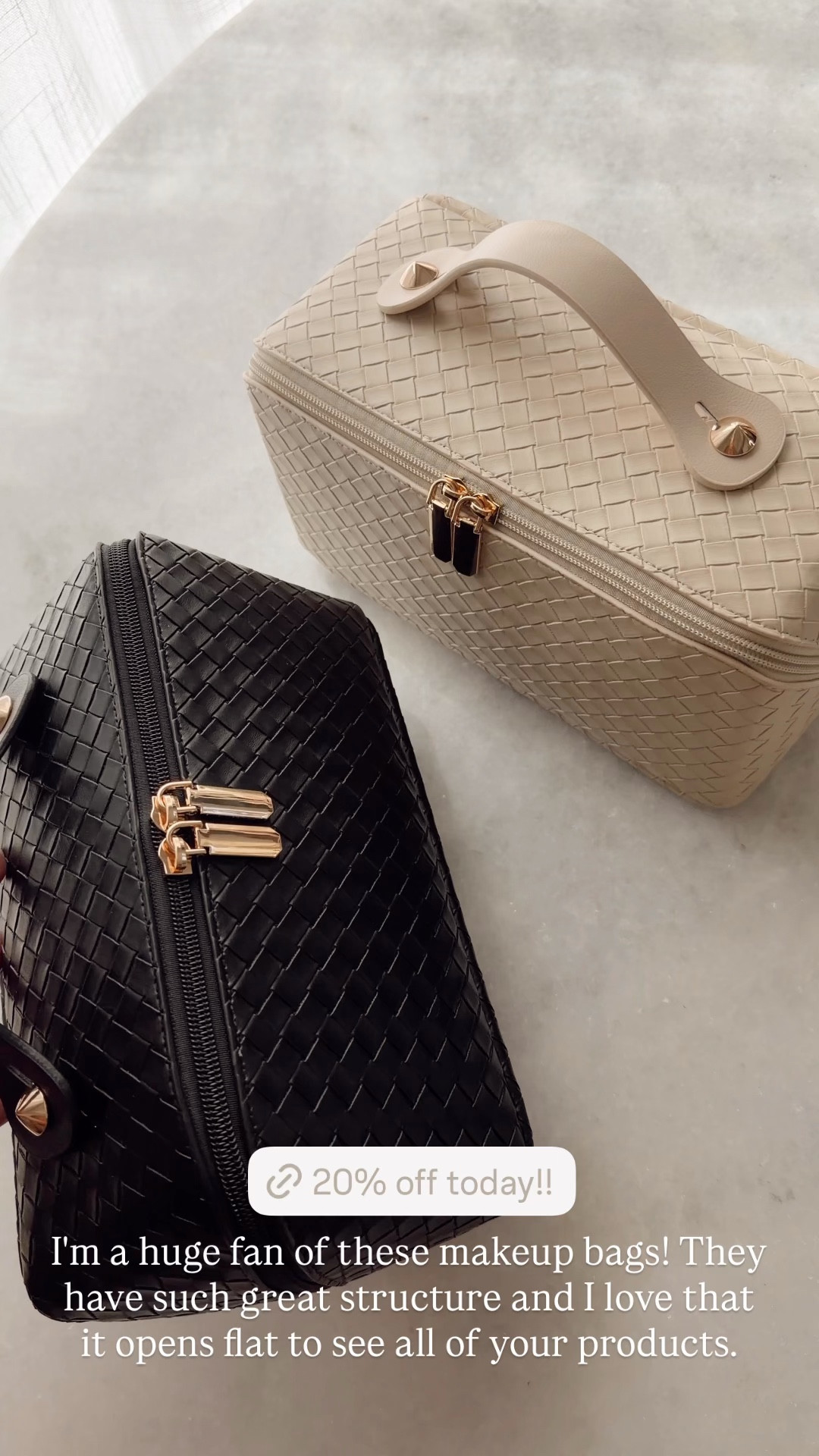 I’m a huge fan of these makeup bags! They have such great structure and I love that it opens for to see all of your products  

#LTKselfcare #LTKTravel #LTKBeauty