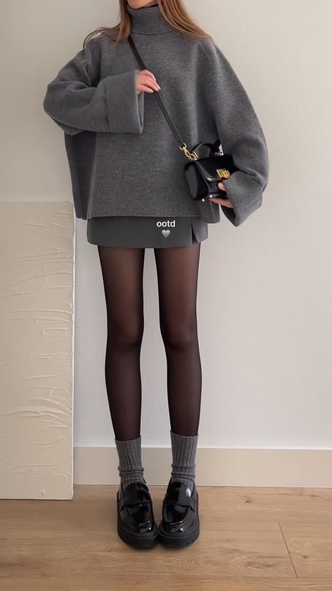 All grey outfit (oversized knit and perfect black loafers) 
(Jumper is old from Zara but I’ve linked alternatives)

#LTKStyleTip #LTKShoeCrush #LTKPetite