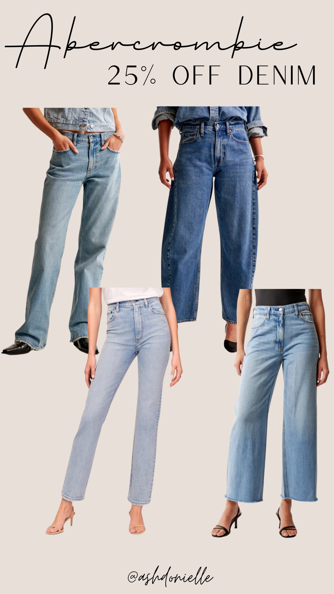 Abercrombie - denim sale - sale items 

#LTKStyleTip #LTKSeasonal #LTKSaleAlert