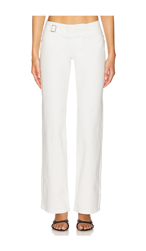 With Jean PANTALON SADIE en Blanc. Taille M | Revolve Clothing (Global)