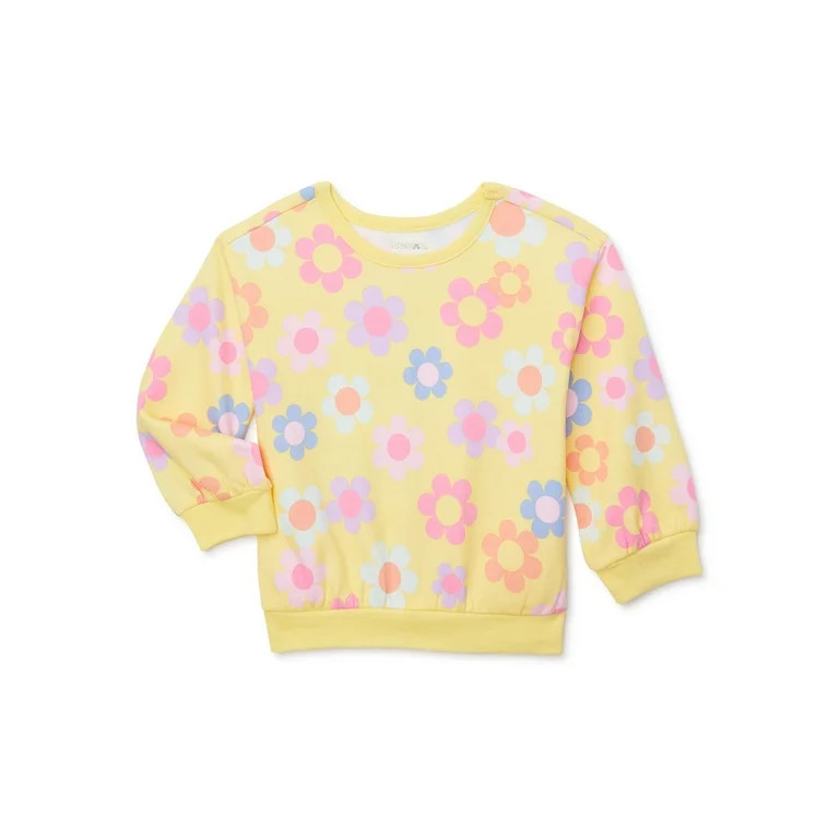 Garanimals Toddler Girl Print Fleece Top, Sizes 12 Months-5T - Walmart.com | Walmart (US)