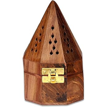 Bless-International Traditional-Handmade-Burner Wooden-Incense-Stick-Holder Ash-Catcher-Stand for... | Amazon (US)