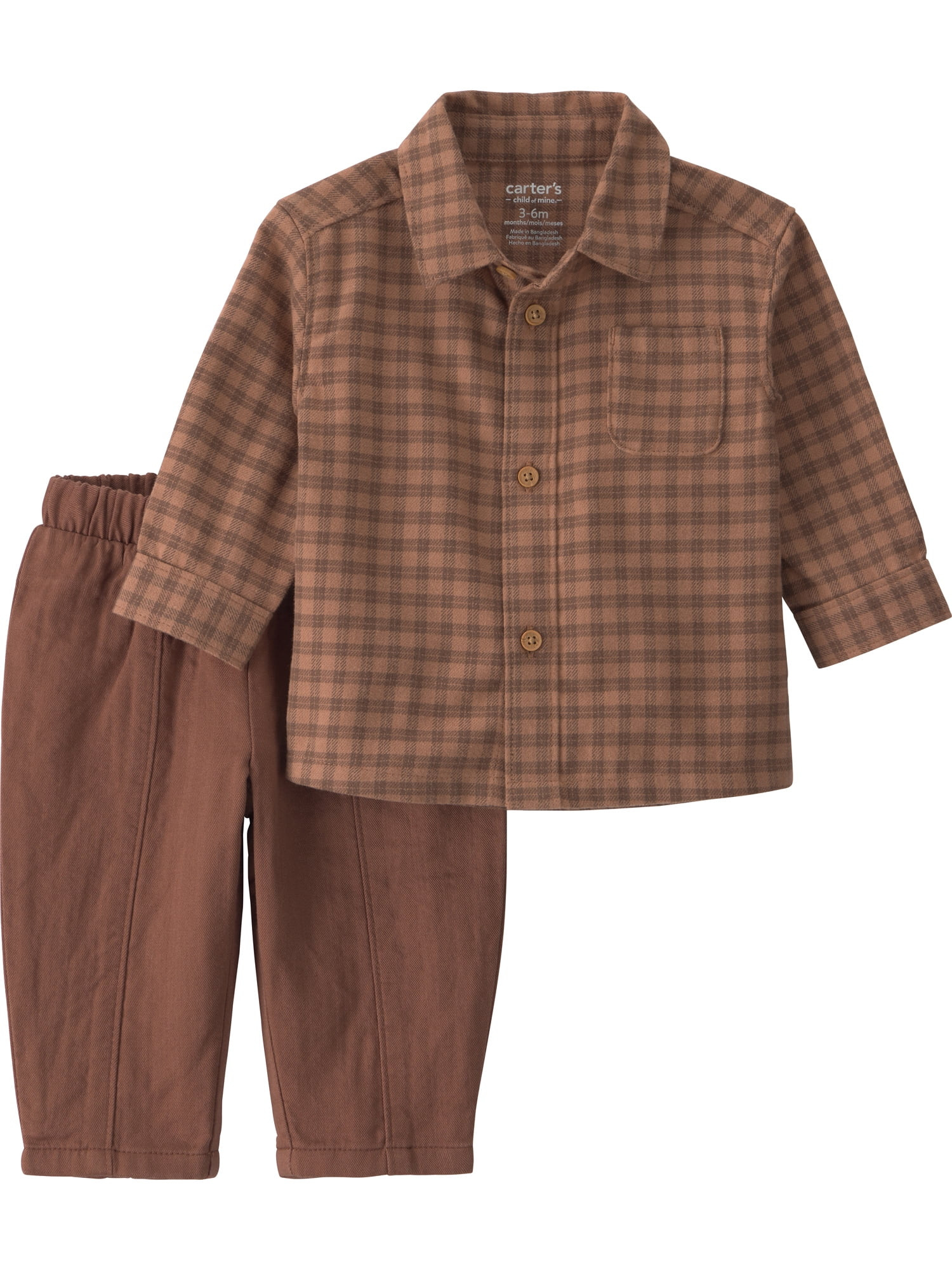 Carter's Child of Mine Baby Boy Outfit Set, 2-Piece, Sizes 0/3-24 Months | Walmart (US)